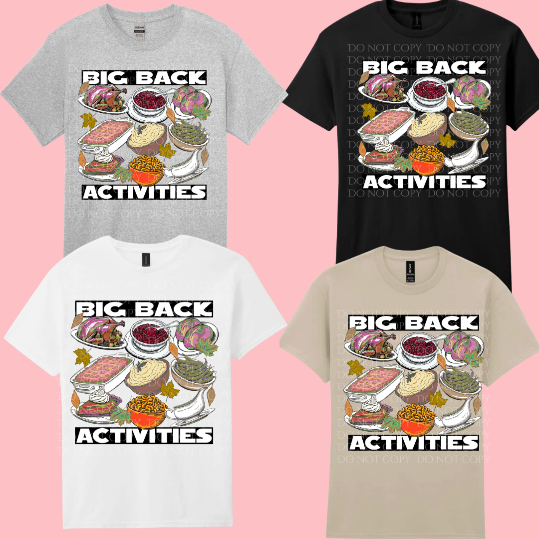 Big Back Activities