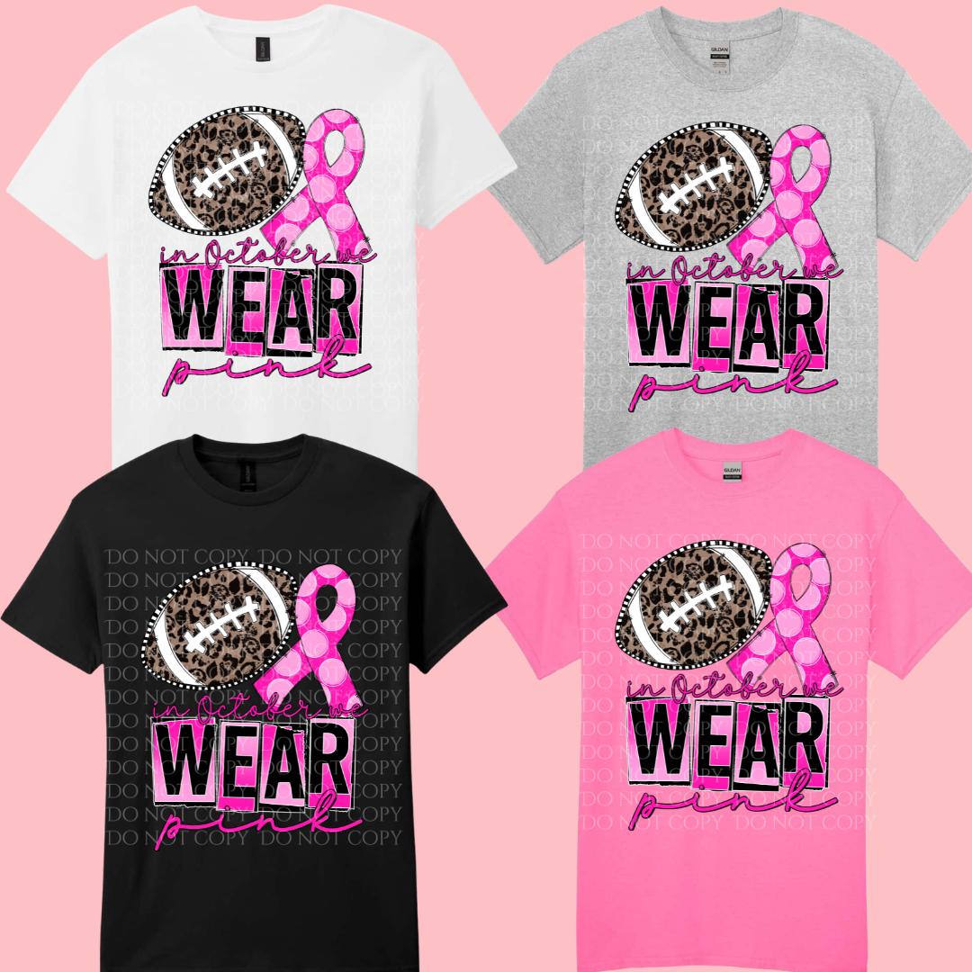 In October We Wear Pink Football