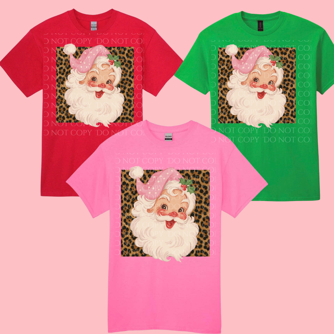 Santa Claus-Leopard Print