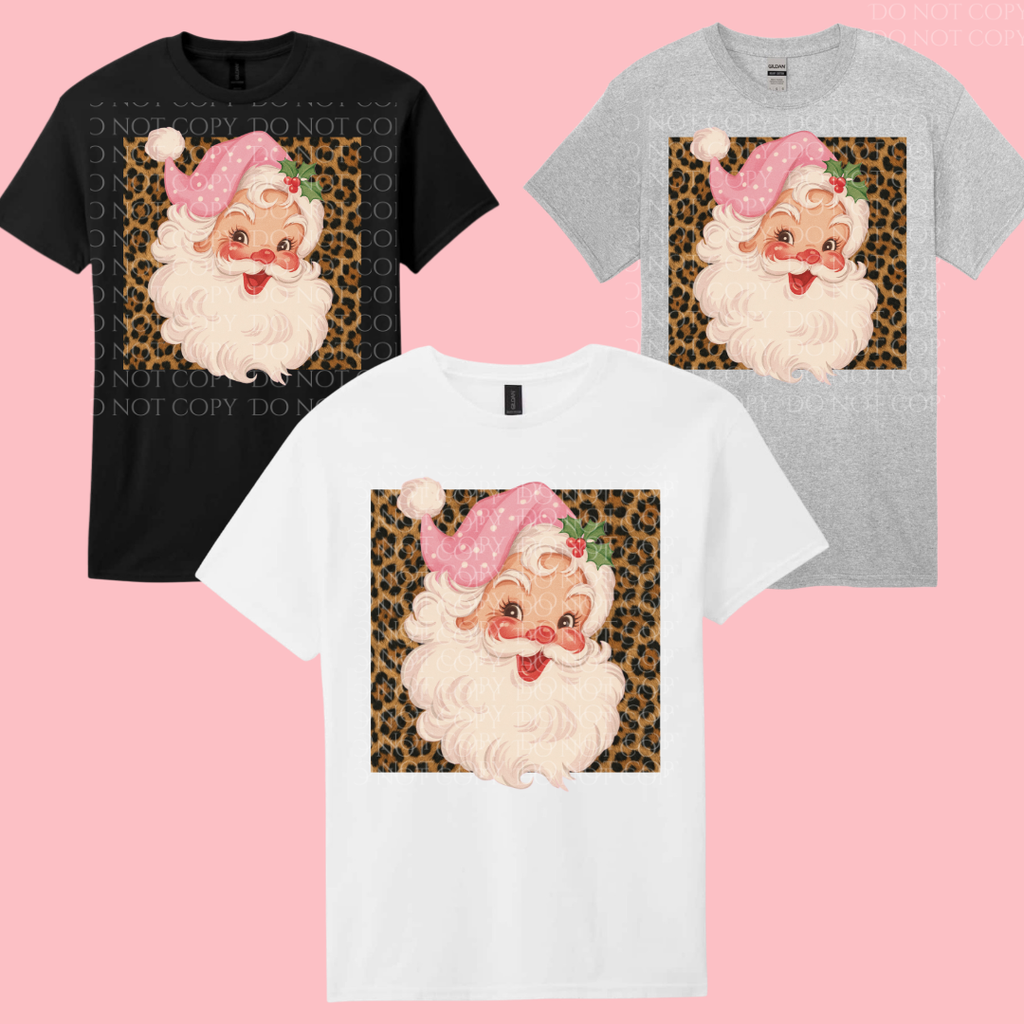 Santa Claus-Leopard Print