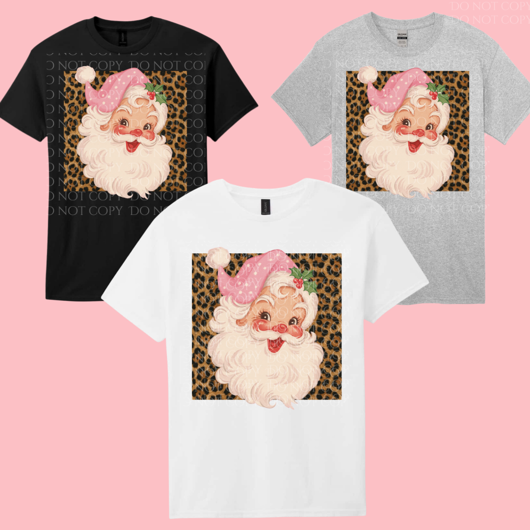 Santa Claus-Leopard Print