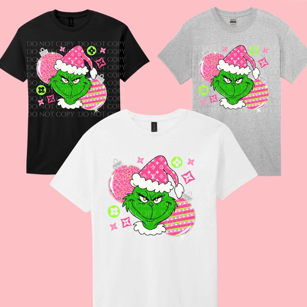 Pink and Green Christmas