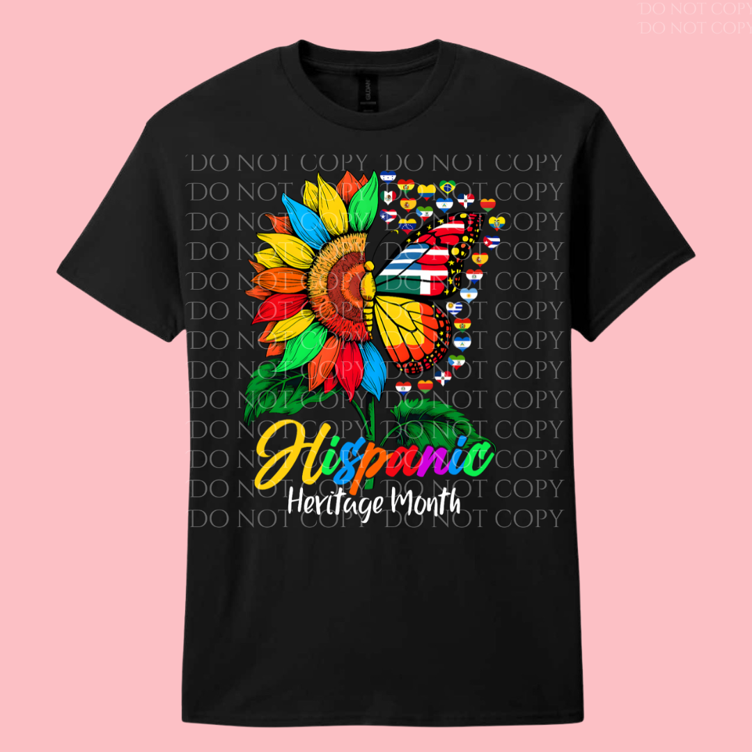 Floral Butterfly Hispanic Heritage Month